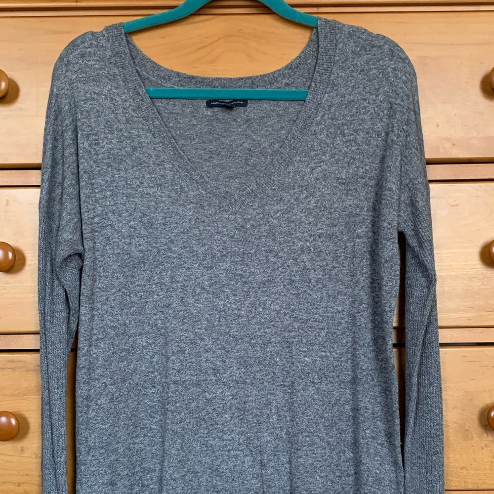 American Eagle Grey tunic sweater